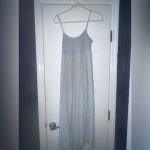 Peach Love California Light Green Spaghetti Strap Maxi Dress